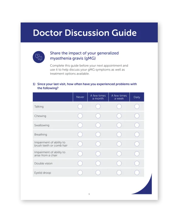 Doctor Discussion Guide