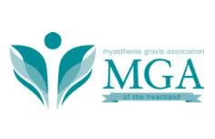 Myasthenia Gravis Association: MGA of the heartland logo.